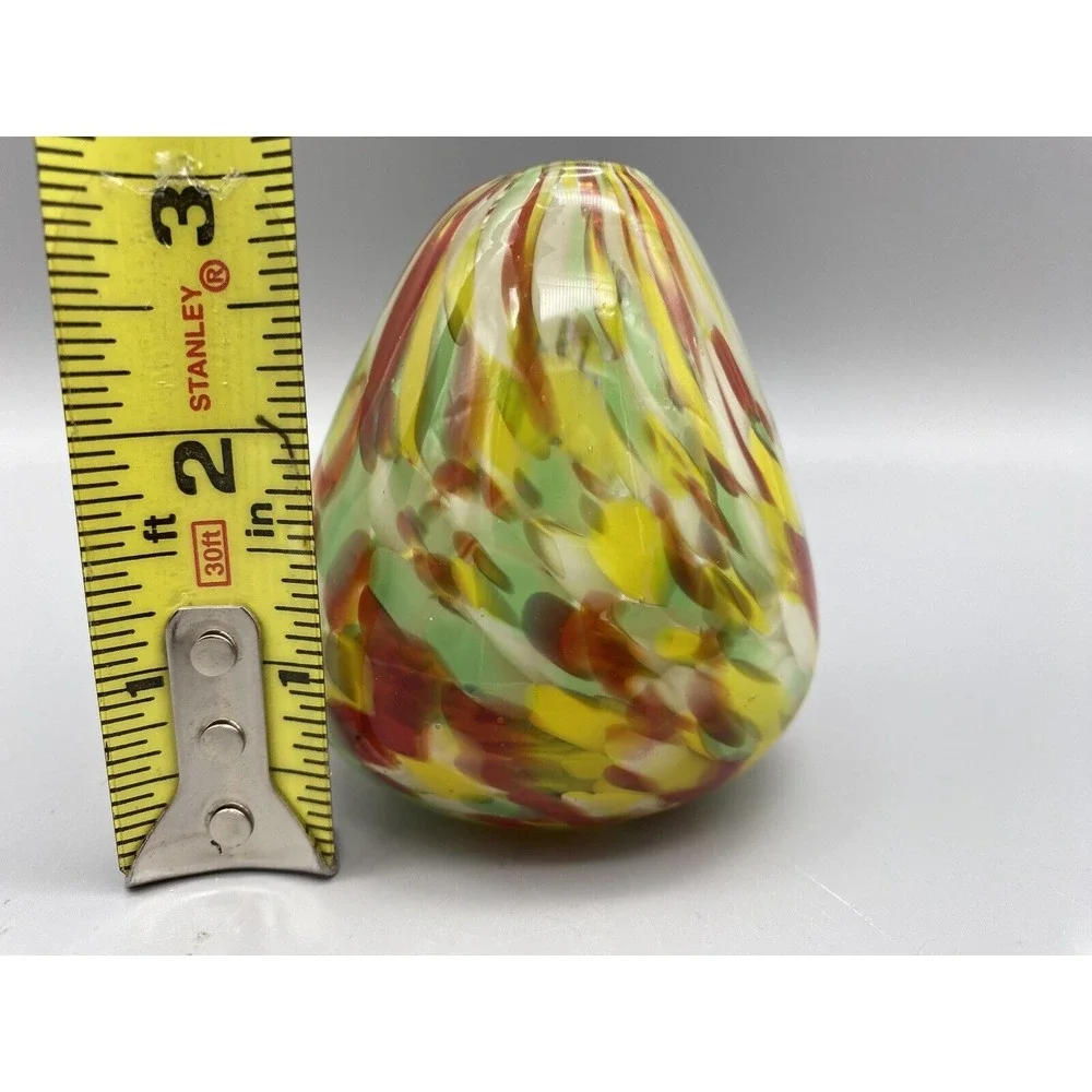 Pearlessence Hand Blown Confetti Art Glass Bud Vase Or Reed‎ Diffuser